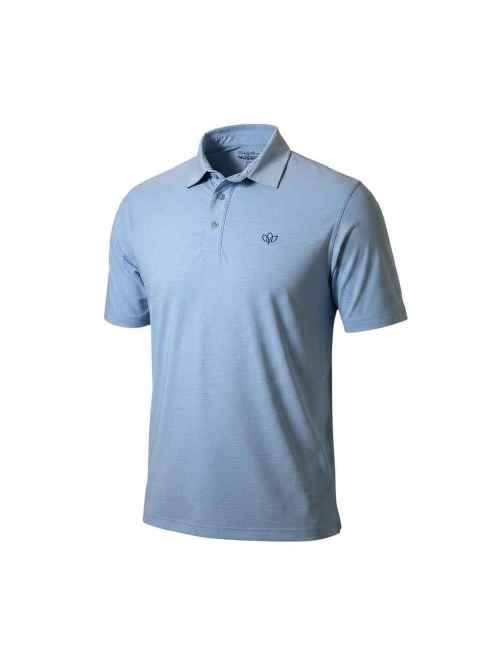 Gallardia Straight Down Men's Medium Light Blue Polo Shirt